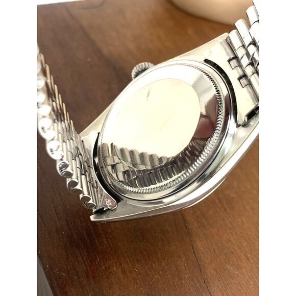 Rolex Datejust Men's Watch 1601 Vintage 1971 Swiss Automatic Silver Steel - Picture 8 of 14